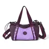 Bolsa pequena de nylon com trama cruzada nova bolsa esportiva estilosa casual versátil para homens e mulheres leve bolsa de ombro único transversal