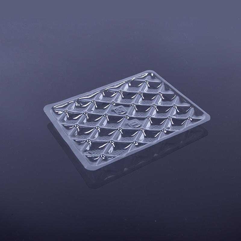 disposable clear pet plastic p