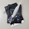 Mercancía de Death Note Deathnote Cuaderno de Comic Convention Cuaderno de diario de Anime Pluma de pluma Libro encuadernado perfecto