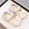 Zapatos Mary Jane Lolita Estilo Británico Retro Moda para Niñas 2026 Primavera y Otoño Nuevos Zapatos Pequeños de Cuero con Lazo Tendencia