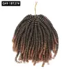 Atacado Crochê Europeu Africano Dreads Cabelo Sintético Tranças Torcidas Cacho Espiral Pequeno Cacho Espiral