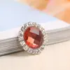 Corrente de Garra 20mm Placa Redonda Flor Fivela de Strass Laço Acessórios de Cabelo DIY Feito à Mão Materiais Acessórios de Joia Fabricante