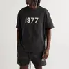 Ropa para padres e hijos de algodón chino transfronteriza 1977 reedición ESSENTIALS para hombre, shorts deportivos casuales holgados