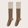 Calcetines Calcetines de Otoño e Invierno de Media Caña Antideslizantes Calcetines de Algodón Jk Calcetines Altos hasta la Rodilla Calcetines de Compresión Apilados de Media Sección Calcetines Delgados para Piernas Calcetines Bajos