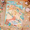 Pegatinas de paisaje en miniatura 3D Yuxian, un juguete creativo e inmersivo para journaling y collage para aliviar el estrés