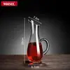 Decantador para Vinho Tinto, Decantador de Vidro de Cristal, Dispensador de Vinho de Luxo para Uso Doméstico e Comercial, Jarra para Vinho e Licor