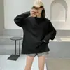 Camiseta lisa de algodão, gola redonda, manga longa, 200g, feita sob medida de fábrica, tamanho pequeno, para usar por baixo, personalização em pequenos lotes