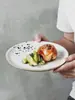 Set Creativo de Vajilla de Arcilla Estilo Japonés para Una Persona, Vajilla Doméstica, Bol de Arroz, Plato, Cuchara, Taza de Té, Set de Vajilla para Restaurante