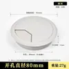 Cajas redondas de plástico ABS para gestión de cables, disponibles en varios tamaños, para muebles, gabinetes, escritorios de computadora, superficies de escritorio y orificios para gestión de cables en escritorios de oficina - al por mayor