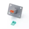Dt04-2P-L012 Conector Automotivo Tipo Dechi com Conector de Flange, Plug para Chicote Elétrico de 2 Furos, Especial para Uso em Veículos