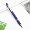 Pluma de Pegamento en Spray con Botón Pulsador de Varilla Metálica de Aluminio Más Vendida Bolígrafo Táctil de Oficina Fabricante Venta al Por Mayor con Logo Imprimible