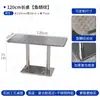 Puesto de Comida Estilo Industrial Restaurante de Hot Pot Picante Juego de Mesa y Sillas de Acero Inoxidable Barra de Snacks de Moda Restaurante de Barbacoa Silla Plegable Uso Comercial