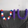 Guirlanda de Calêndula Decoração de Casamento Indiano Cordão de Flores Dia dos Mortos Mexicano Cordão de Flores Decorativas de Plástico Decoração Artesanal