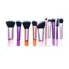 10 Nuevos Juegos de Mini Brochas de Maquillaje Polvos Sueltos Rubor Sombra de Ojos Herramientas de Belleza Juego de Brochas Portátiles de Mango Corto Transfronterizo