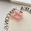 Lazo de Hilo Coreano Amor para el Pelo, Goma para el Pelo, Pinza para el Pelo, Pinza Dulce para el Pelo de Niños, Goma Elástica Alta para el Pelo, Accesorios para el Pelo de Bebé