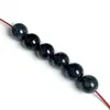 Jade birmanês natural 8 MM Preto Redondo Bead Jade Jóias Acessórios Bulk Bead Pingente A Mercadorias Preto Frango Material Jade Beads