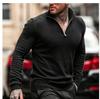 Exportação Transfronteiriça Outono e Inverno 2025 Novidade Europeia e Americana Malha Masculina Cor Lisa Gola Alta Meia Camiseta Base 10 Cores Malha