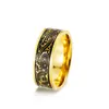 Nuevo Set de Anillos de Acero Inoxidable Retro Streetwear de Moda Tendencia de Amazon Joyería Personalizada Anillos