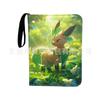 Binder de Colección de Tarjetas Pokemon de 4 Rejillas y 9 Ranuras para Dropshipping Transfronterizo, Binder de Colección con Cremallera de Color Sólido, Bolsa Binder de Almacenamiento de Tarjetas de Hojas Sueltas