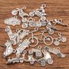 16 pingentes de veículo transfronteiriço para carro, bicicleta, motocicleta, trem, acessórios de joalheria DIY, bolsa de materiais