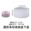 Caixa de armazenamento redonda listrada molde de silicone prato em formato de coração copo para vela bandeja oval vaso de planta fundo molde de gesso