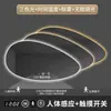 Espejo de baño de forma irregular transfronterizo, espejo inteligente con iluminación LED sensible al tacto, espejo de maquillaje