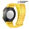 Para reloj Samsung con escamas de dragón de acero correa magnética de silicona watch4567 reloj inteligente correa de contraste 20MM