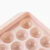 Caixa de Gelo com 33 Compartimentos Molde de Cubo de Gelo de Plástico Gelo em Bola Caseiro Caixa de Gelo Picolé Molde de Picolé com Tampa Bandeja de Gelo em Bola