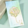 Vinte e Quatro Termos Solares Marcador de Página de Metal Wen Chuang Estilo Chinês Presente de Formatura Sentido de Alto Nível Marcador de Página Personalizado Lembrança Presente