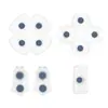 Pegamento Conductor para Mando de Juego Botones de Silicona para Mando Ps4 Adecuado para 360 Botones Conductores Blancos Silicona Al Por Mayor