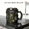 Taza Nueva Militar 3D Transfronteriza Taza de Café de Resina Tema Militar Copa de Vino Conmemorativa Regalo