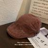 Boina de pintor de estilo japonés, lavada, retro, estilo coreano, antidesgaste, de marca moderna, para hombre y mujer.