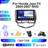 Adequado para Modelos de Direção Direita Honda 04-07 Fit e Fengfan, Dispositivo Tudo-em-Um de Navegação GPS com Tela Grande Android