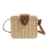 Bolso de Paja Tejida de Nicho Estilo Coreano para Mujer 2026 Modelo Nuevo de Primavera Bolso de Hombro Cruzado de Playa de Vacaciones