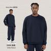 Cai Xiang Island Ropa para Hombre Otoño e Invierno 350g Polar Dopamina Holgado Suelto Marca de Moda Conjunto de Sudadera y Pantalones para Hombre