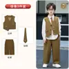 Conjunto de Traje para Niños, Nuevo Atuendo de Primavera para el Primer Cumpleaños del Bebé, Ropa Formal para Padrino de Boda, Atuendo para Actuación en Piano para Niños