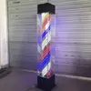 Salón de belleza luz de piso LED exterior impermeable letrero de salón color deslumbrante vidrio salón de belleza caja de luz