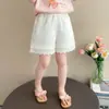 Shorts de Encaje para Niñas Ropa de Verano 2026 Nuevo Estilo Moda Coreana para Niños Pantalones de Moda para Niñas Pequeñas y Niños de Edad Media Ropa