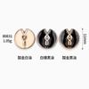 Cremallera Punto Aceite Botones Metálicos Botones de Camisa Botones de Suéter Tejidos Botones Botones Botones Oro Accesorios de Ropa