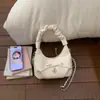 Bolsa Plissada de Luxo para Mulheres Nova Coleção Primavera e Verão 2026 Bolsa de Ombro para o Dia a Dia de Nicho Bolsa Transversal com Corrente da Moda