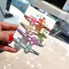 Versión coreana de 2021 del anillo para el pelo de celebridad de internet color transparente cuerda para el pelo de cuello largo lazo goma elástica pequeña cuerda para la cabeza femenina tienda de 2 yuanes