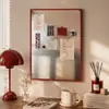 Tablero magnético de notas superventas transfronterizo, arte de pared con marco de aleación de aluminio, pared de inspiración DIY para casa de huéspedes y decoración de fotos de oficina