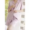 Novedad de Verano 2026: Vestido de tirantes sin espalda de satén de rayón jacquard de rosa transpirable de alta calidad, disponible en varios colores