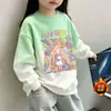 Sudadera de otoño para niña 2026 nuevo estilo suéter de otoño e invierno para niño de manga larga top casual moderno con estampado
