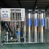 Equipo de Ósmosis Inversa de Dos Etapas Grande de 0.5 Toneladas Máquina de Agua Potable Directa Ro Purificador de Agua Comercial Suavizada de Agua Ultra Pura Industrial