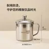 Vaso de Agua de Acero Inoxidable 316 para Niños con Tapa, Vaso de Aprendizaje para Bebé, Vaso de Leche para Jardín de Infancia, Vaso de Dibujos Animados Anticaídas
