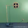 Lámpara de Belleza LED de Luz Fría Retráctil de Pie Lámpara de Examen de Cinco Agujeros Adecuada para Iluminación de Sala de Examen Ambulatorio
