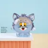 Decoração de Carro de Rato Tom e Jerry Figura Fofa Eu Amo Queijo Ornamento de Mesa Brinquedo da Moda
