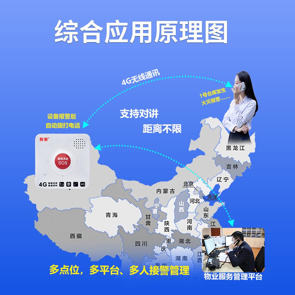 6111G4一键 4G紧急呼叫按钮刻安22