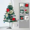 Decoração de Natal Transfronteiriça Conjunto de Árvore de Natal Flocada para Mesa de Casa 45/60cm Pacote de Árvore de Natal Enfeites DIY